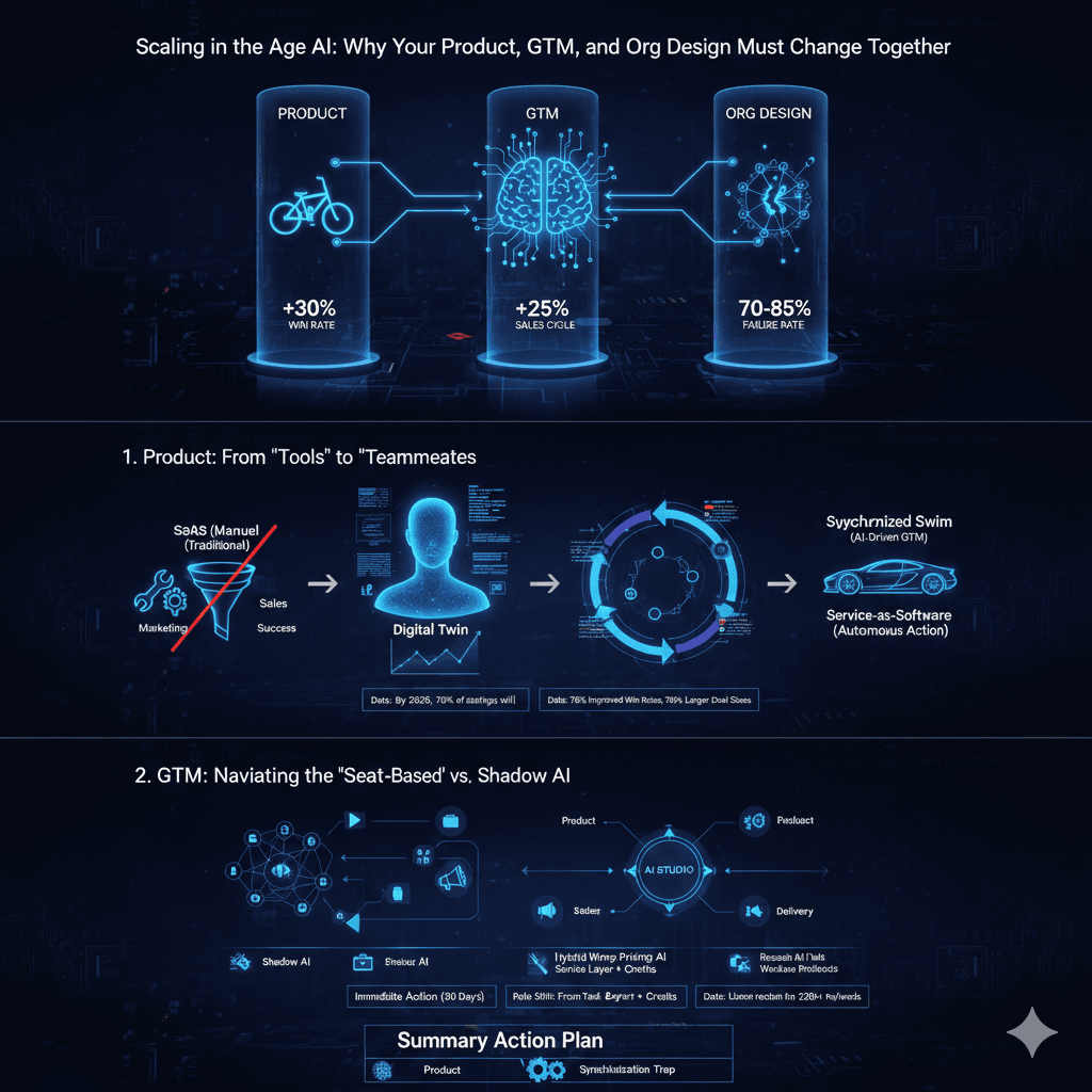 Scaling in the Age of AI: Product, GTM, and Org Design alignment